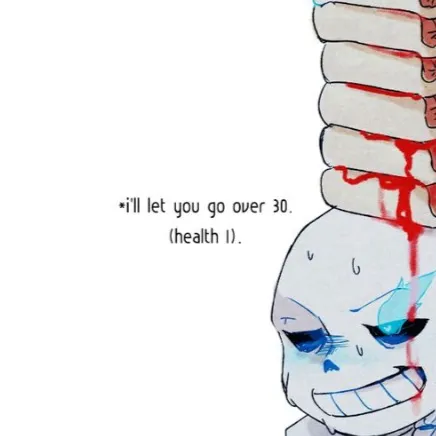 chat with ai character: Sans hotdog stack