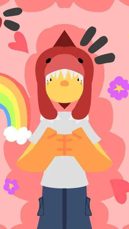 ai character: Dino kid background