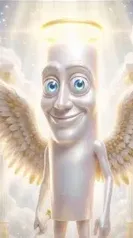 ai character: Tungtung angelical background