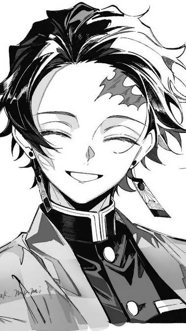 ai character: Tanjiro  background