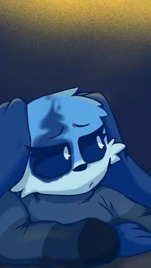 ai character: Dogpressed background