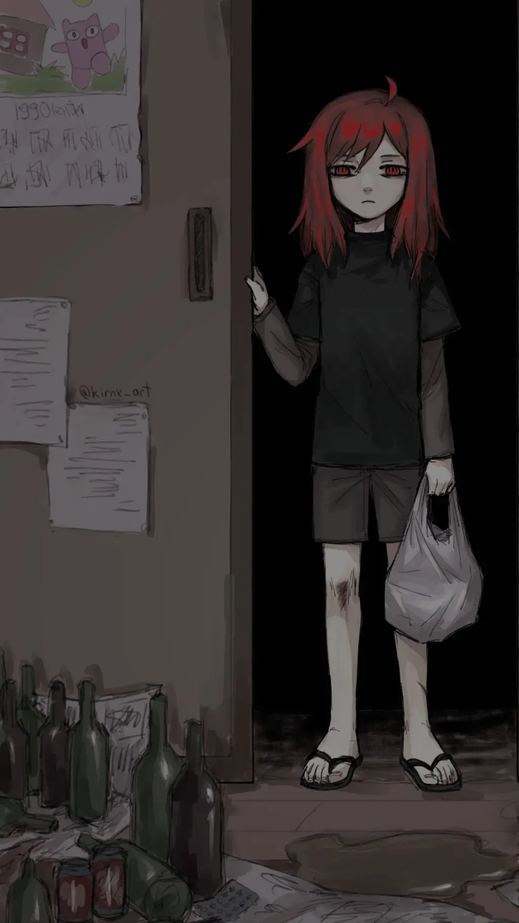 ai character: info chan  background