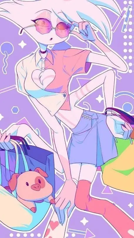 ai character: angel dust background