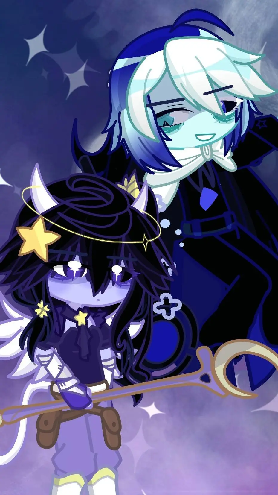 ai character:  trickster duo?!  background