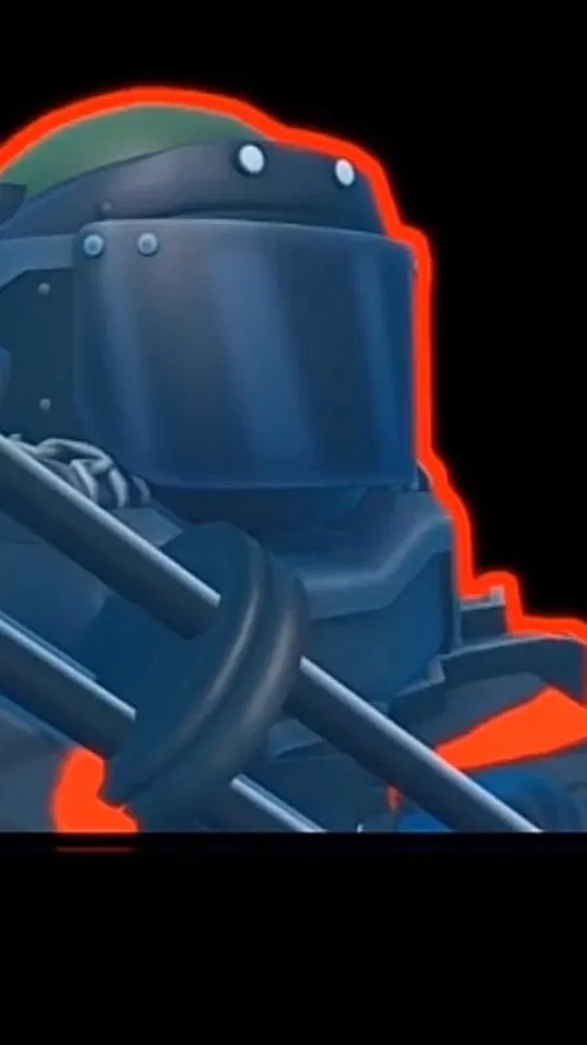 ai character: mini gun soldier background