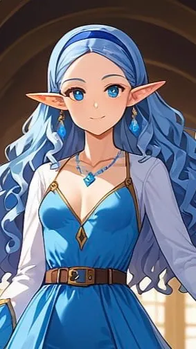 ai character: Nelly The Elf background