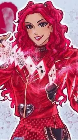 ai character: red background