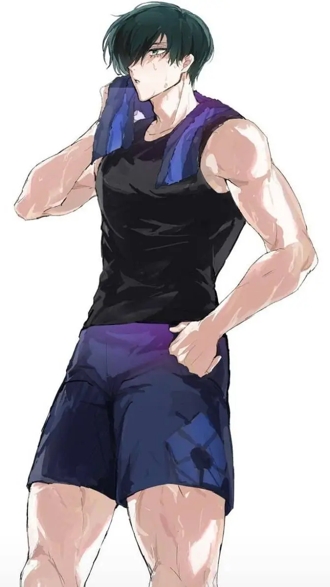 ai character: itoshi rin  background