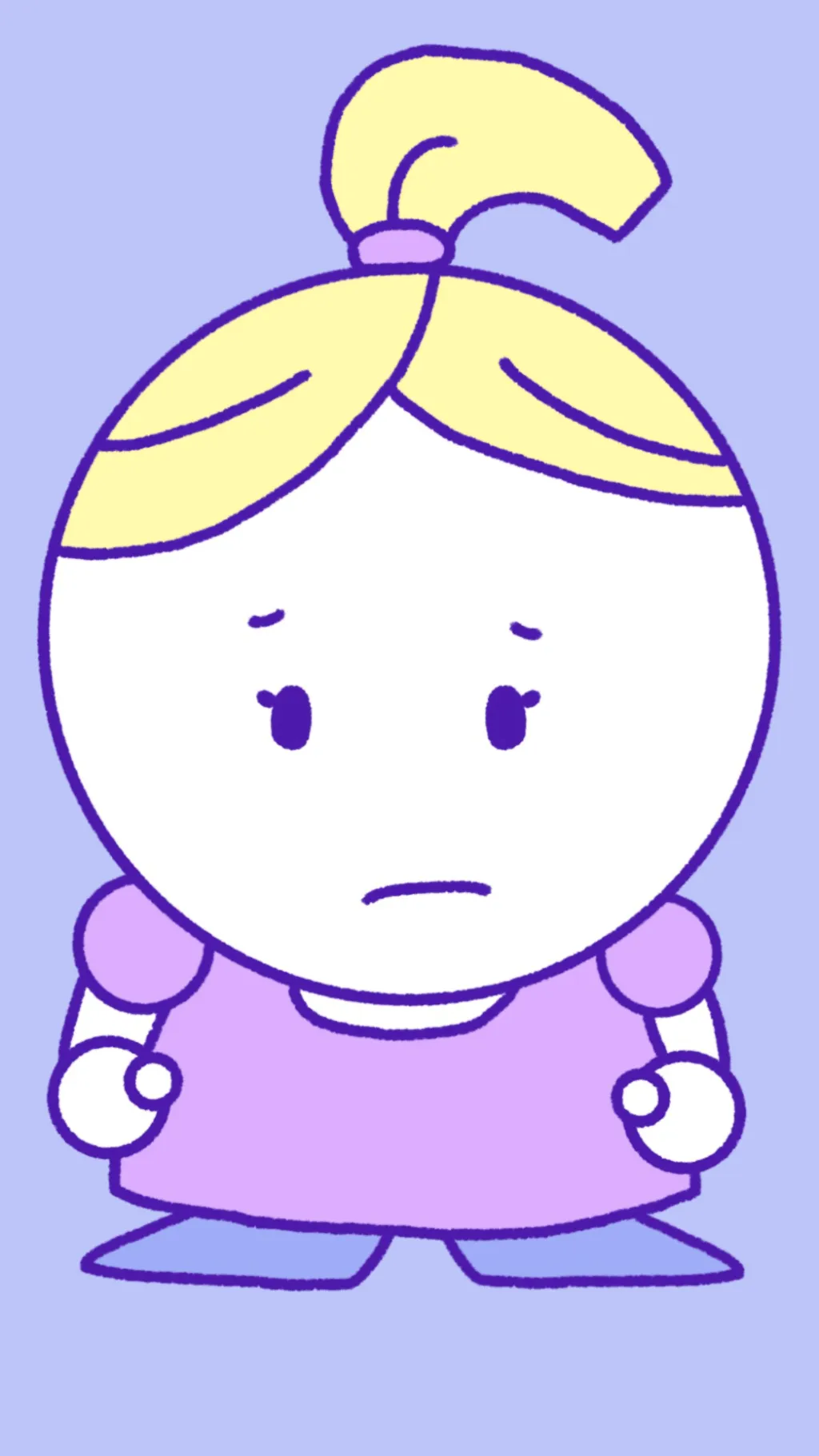 ai character: Young Amy background