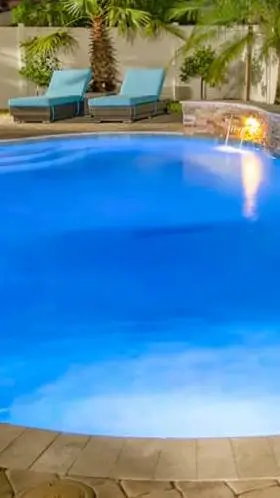 ai character: Freaky pool party  background