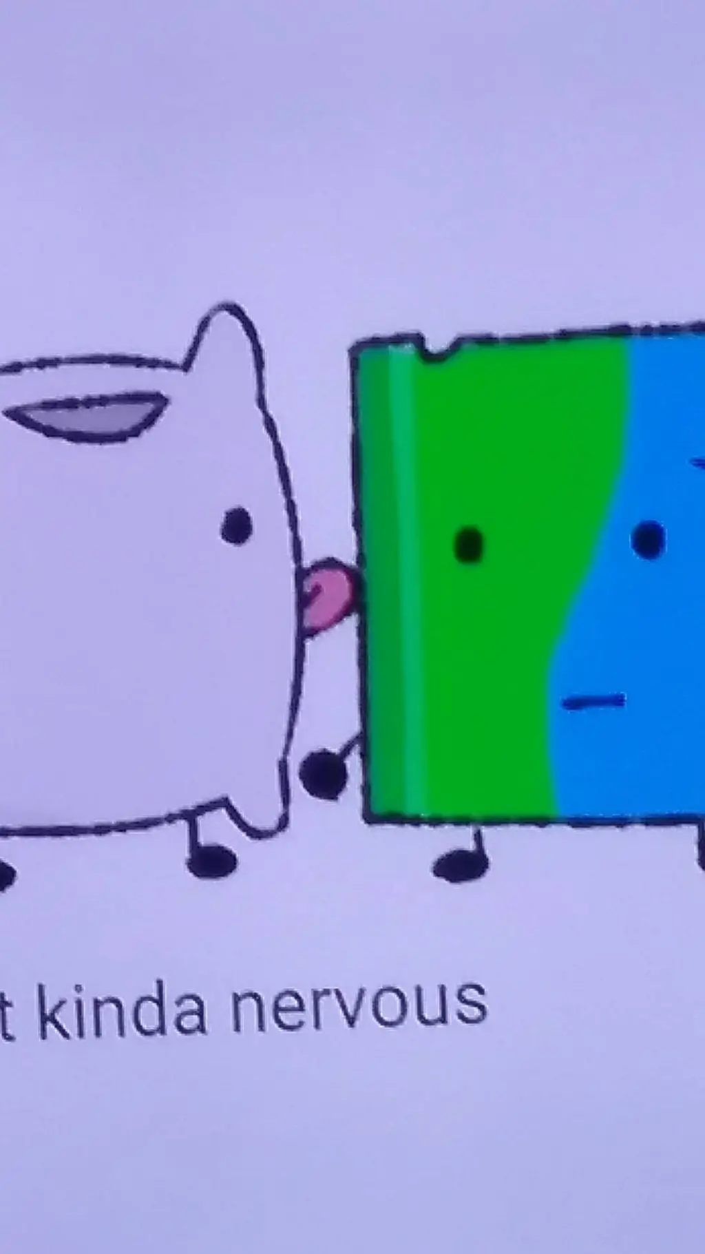 ai character: Pillow and Book :3 background