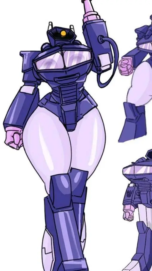 ai character: Female Shockwave background