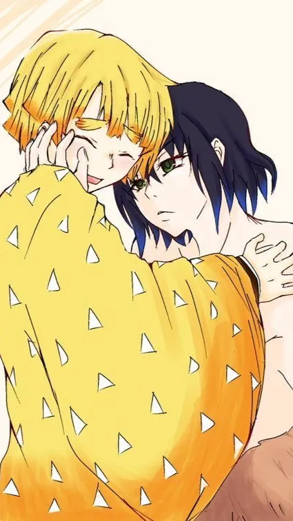 ai character: Inosuke x Zenitsu  background