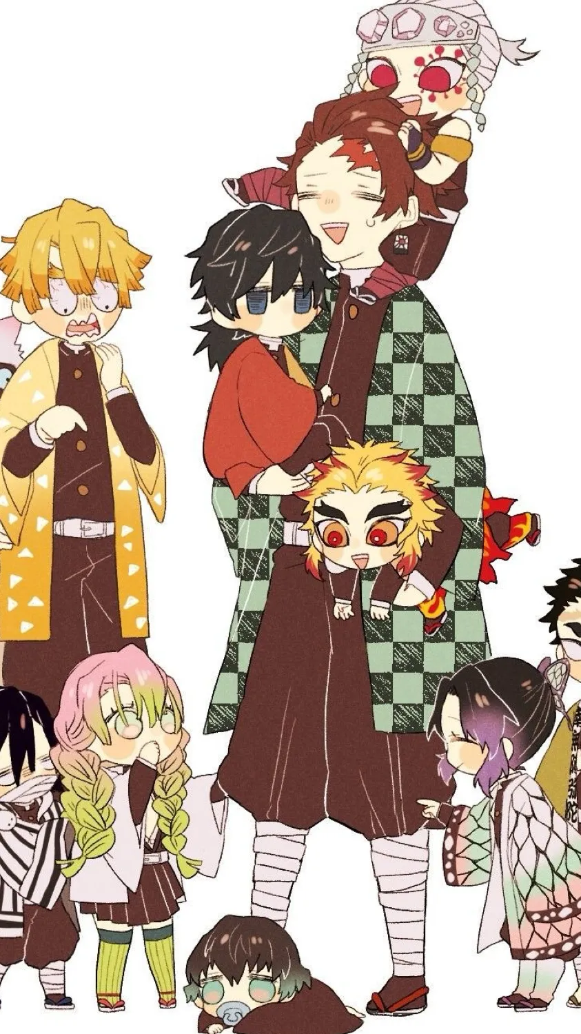 ai character: Kny versión niños background