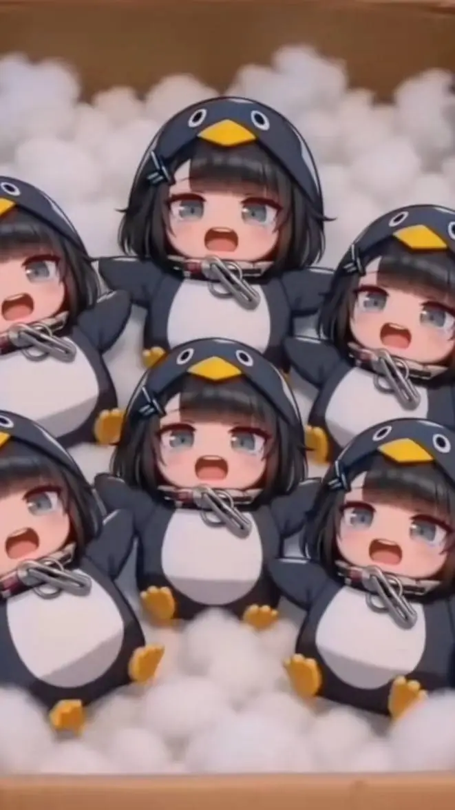 ai character: gugugaga penguins background