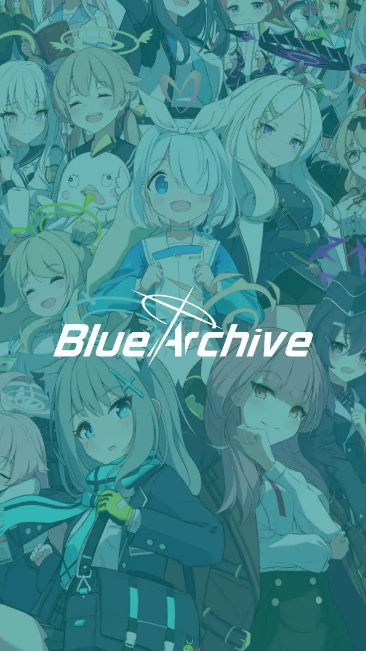 ai character: blue archive world background
