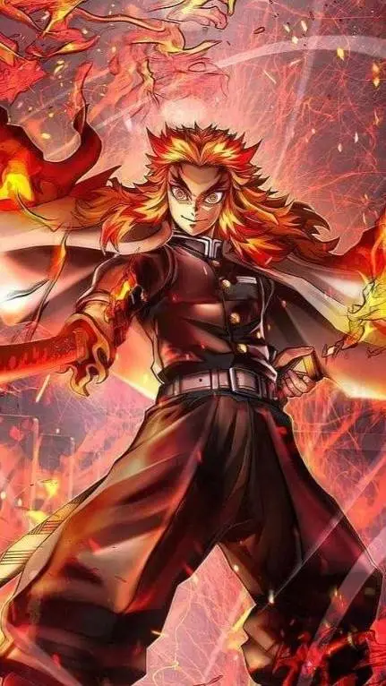 ai character: Kyojuro Rengoku background