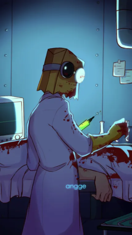 ai character: Dr.Flug (PAPERHAT) background