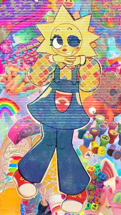 ai character: Dreamcore background