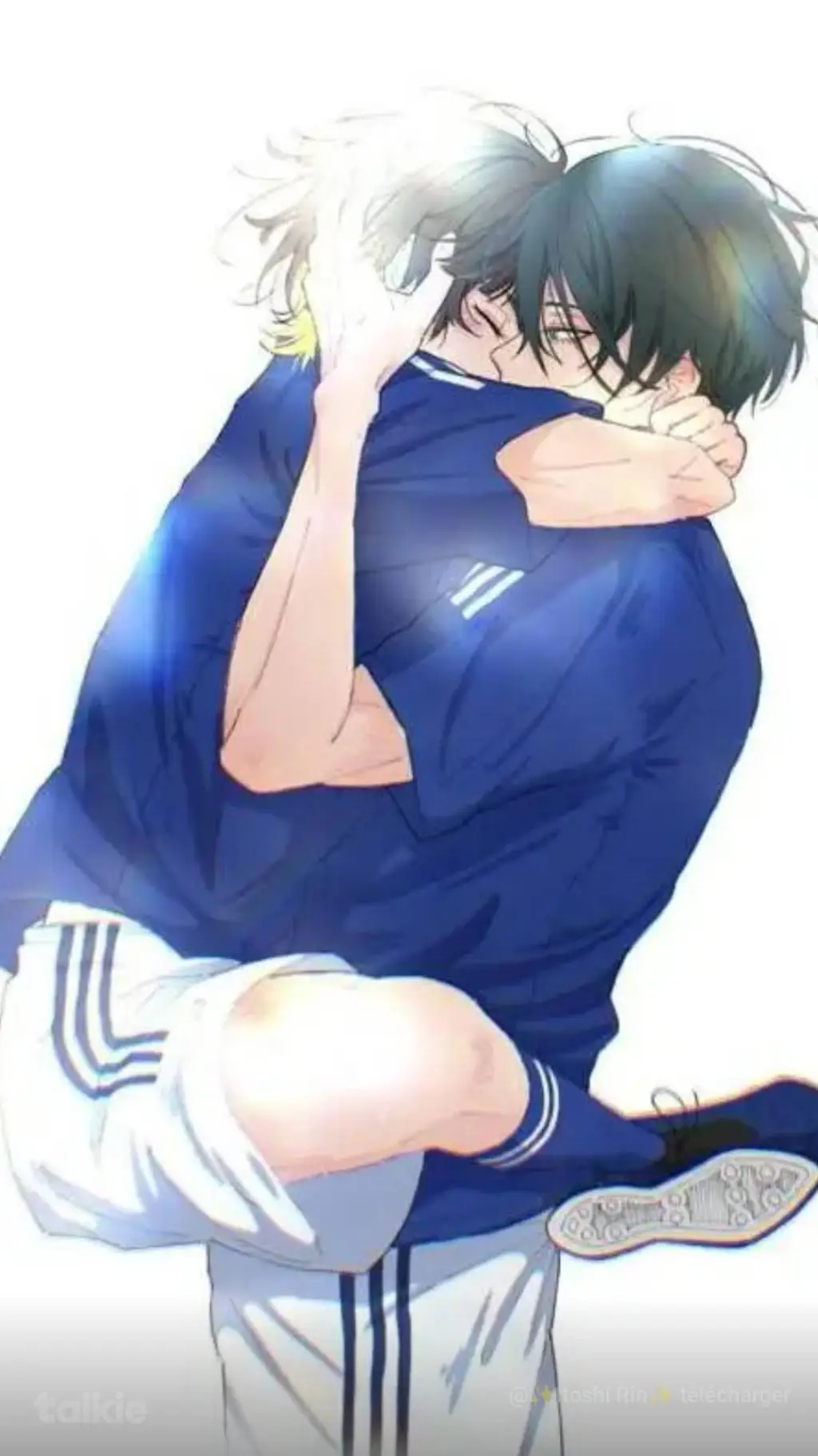 ai character: Rin x Bachira background