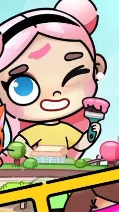 ai character: avatar world  background