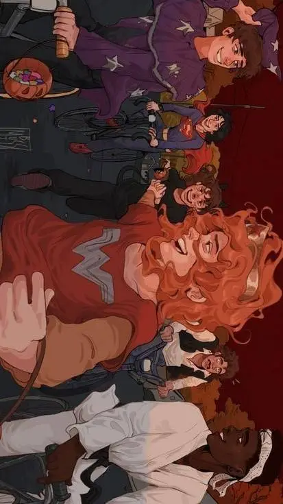 ai character: halloween st background