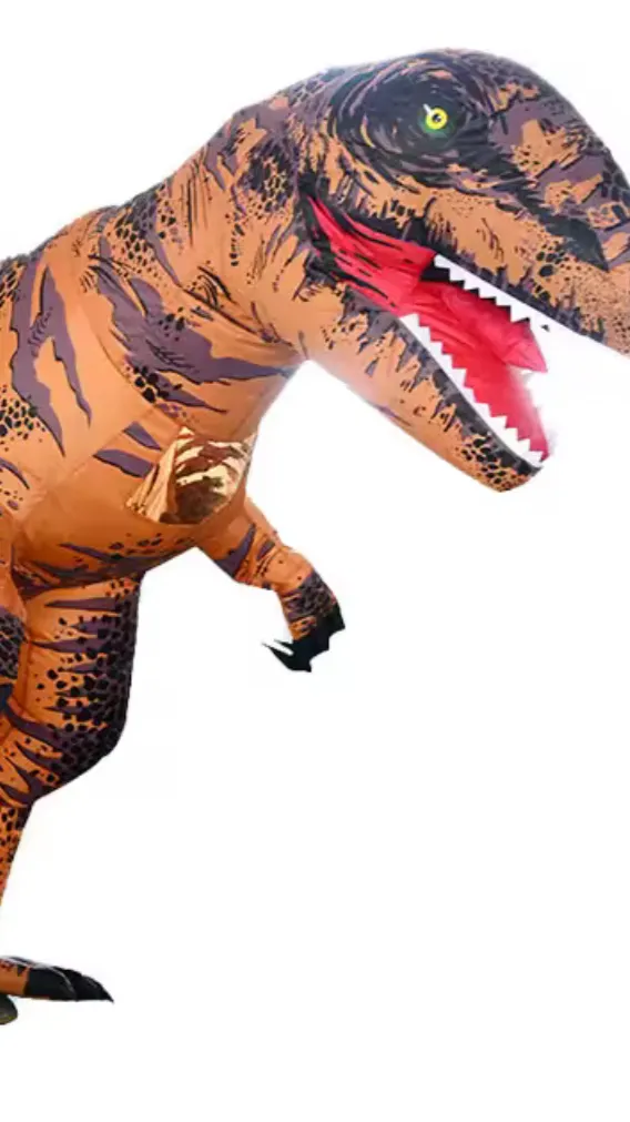 ai character: Inflatable costume background