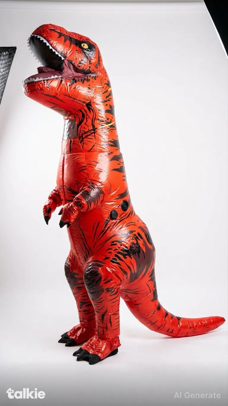 ai character: Inflatable costume background