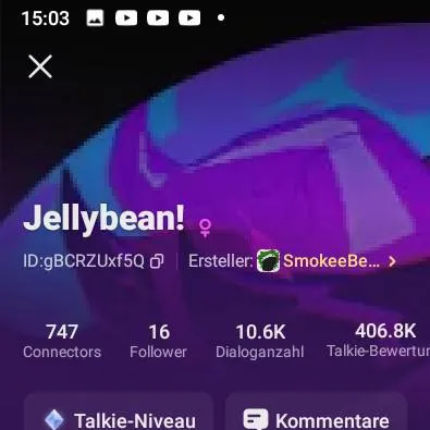 chat with ai character: jellybean und bam