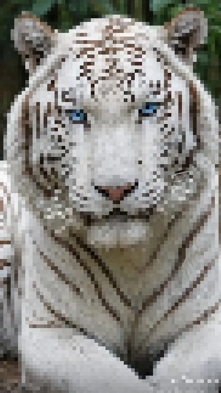 ai character: rpg white tiger background