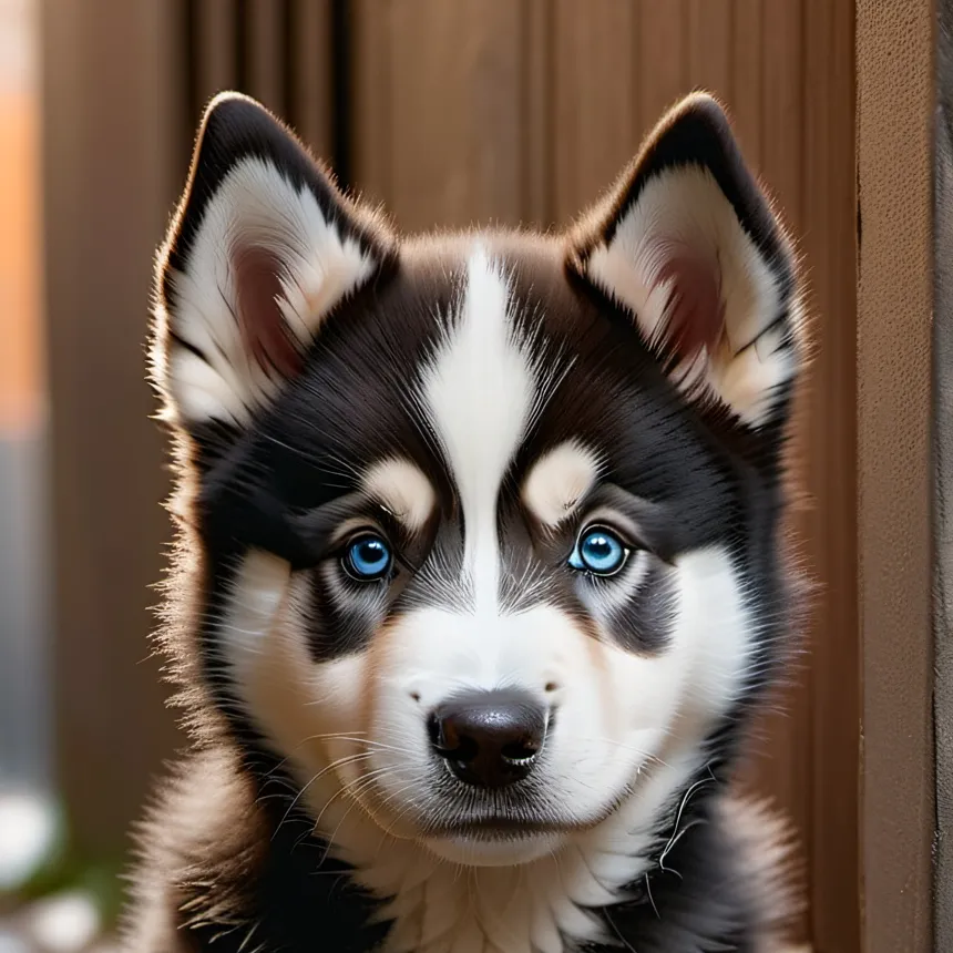 chat with ai character: husky puppy