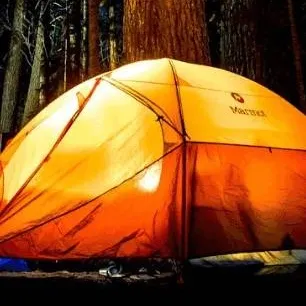 chat with ai character: Camping