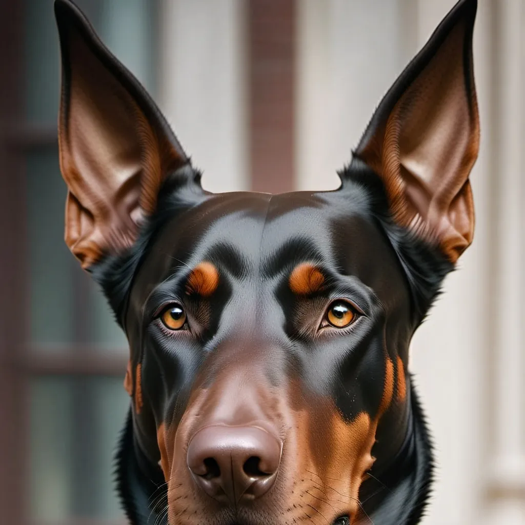 chat with ai character: doberman