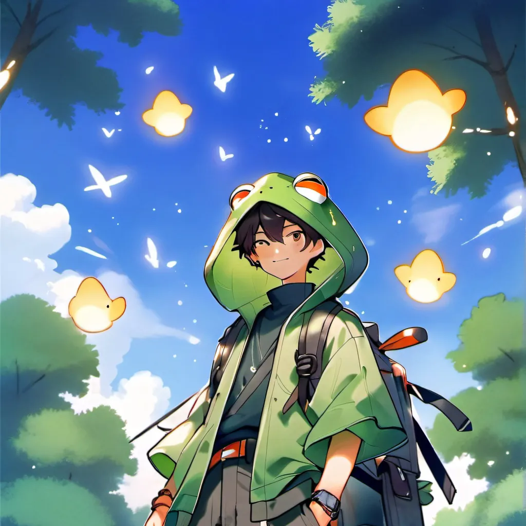 chat with ai character: Freaky frog