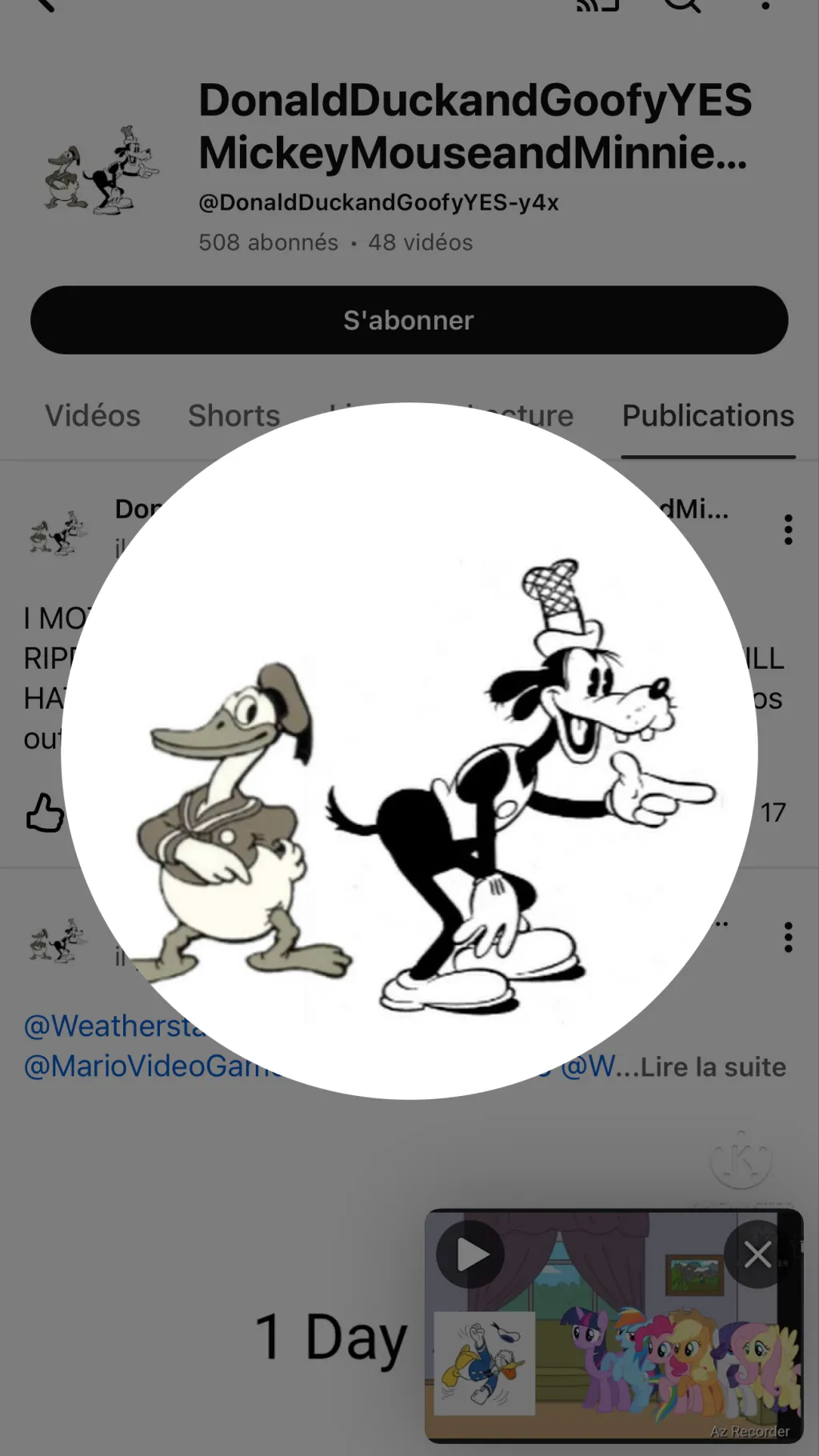 ai character: Donaldyes background
