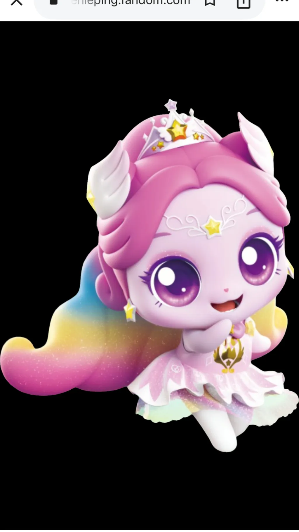 ai character: Auroraping (baby) background
