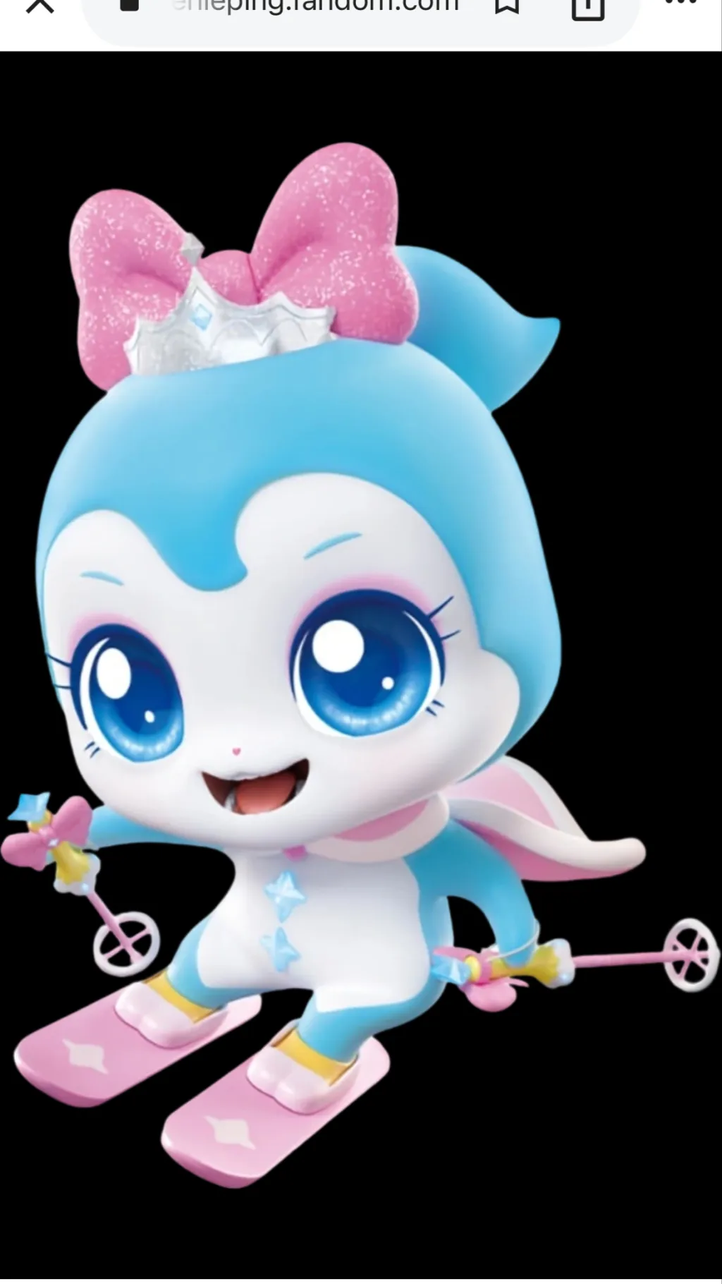 ai character: Snowping (baby) background