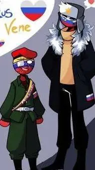 ai character: Venezuela x Rusia background