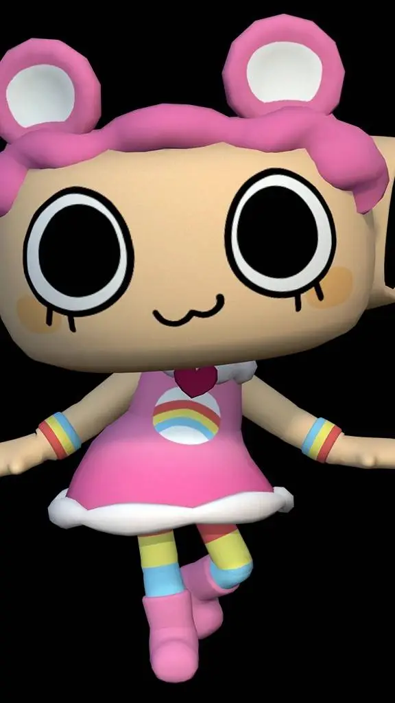 ai character: Cheer bear shelly background