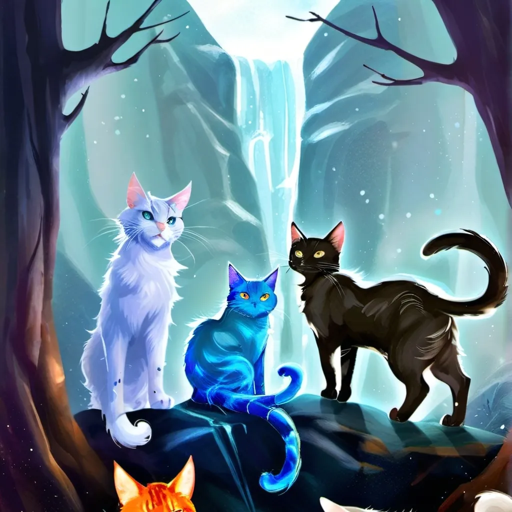 chat with ai character: elemental cats
