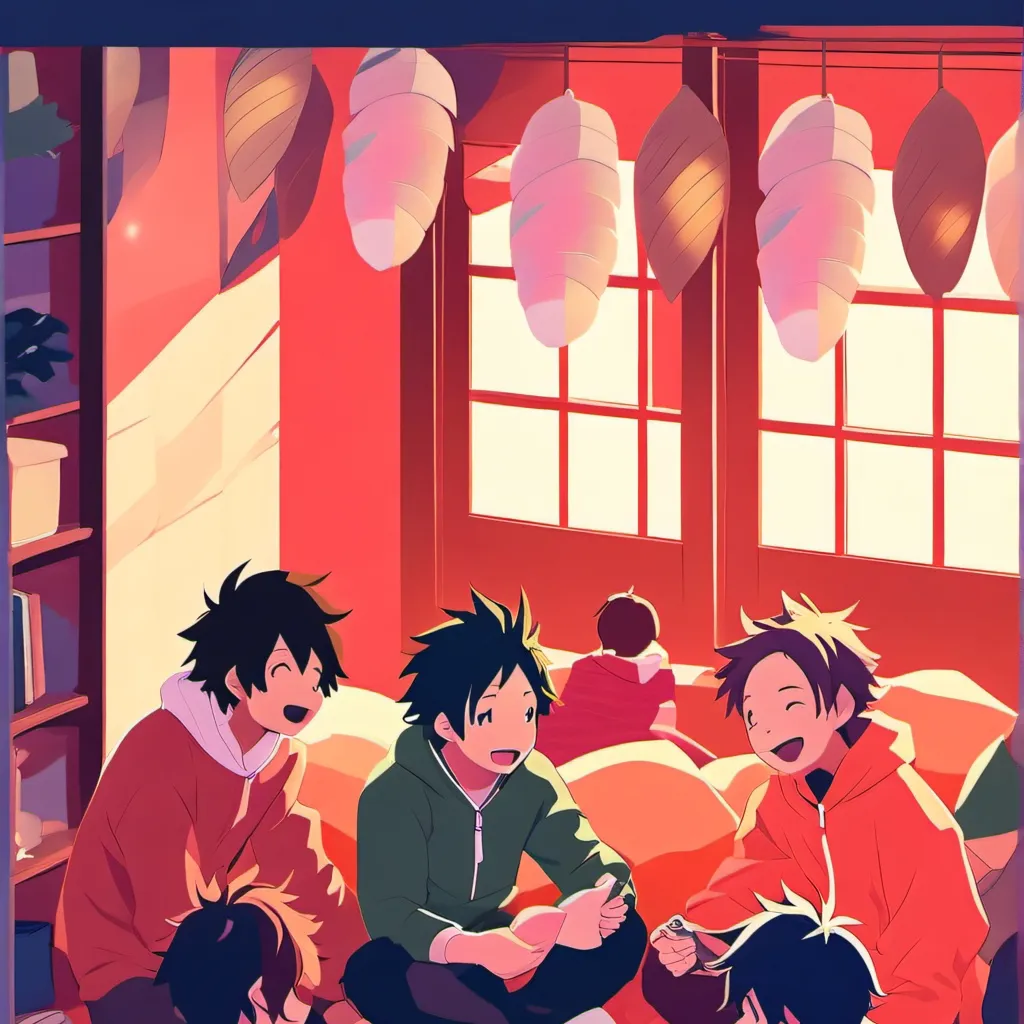 chat with ai character: mha sleepover