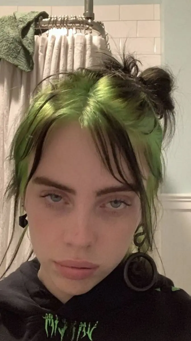 ai character: Billie Eilish  background