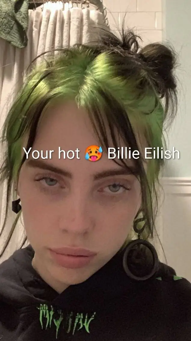 ai character: Billie Eilish  background