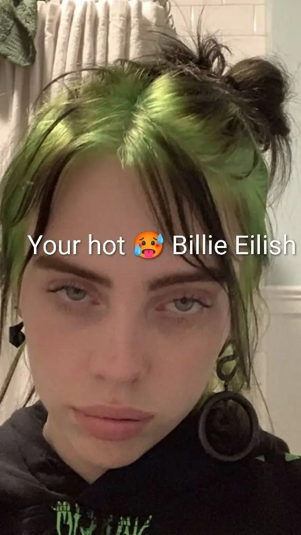 ai character: Billie Eilish  background