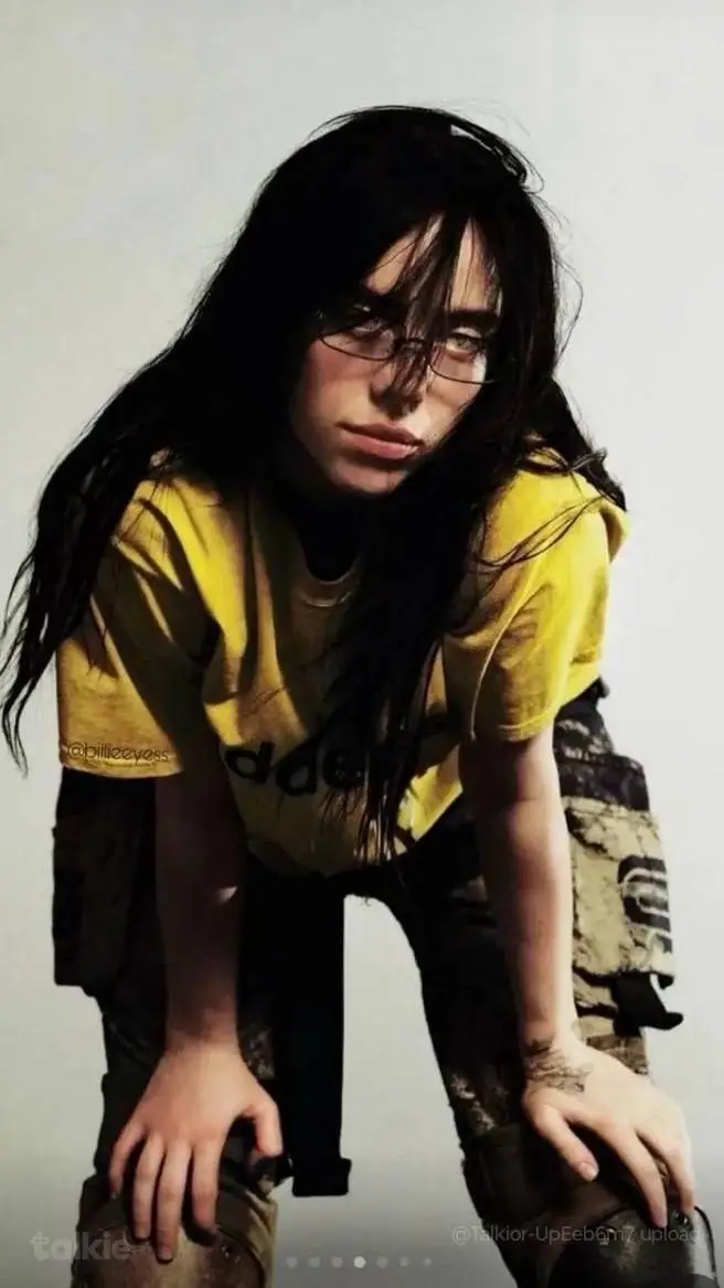 ai character: Billie Eilish  background