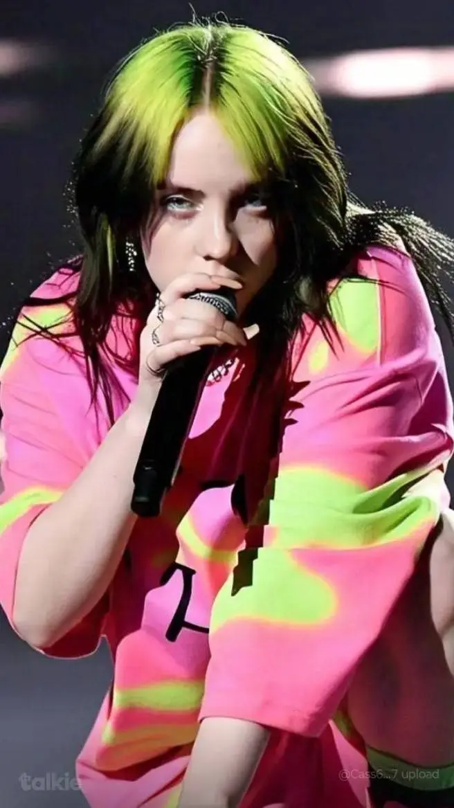 ai character: Billie Eilish  background