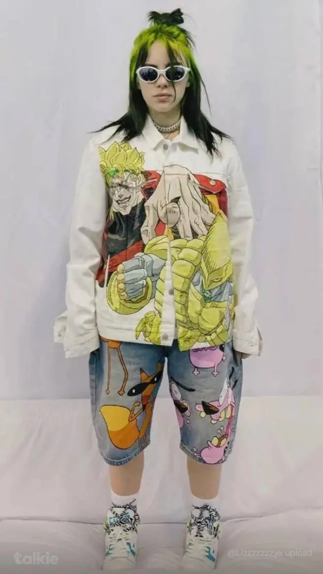 ai character: Billie Eilish  background