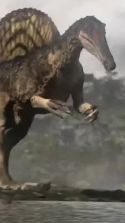 ai character: Spinosaurus  background
