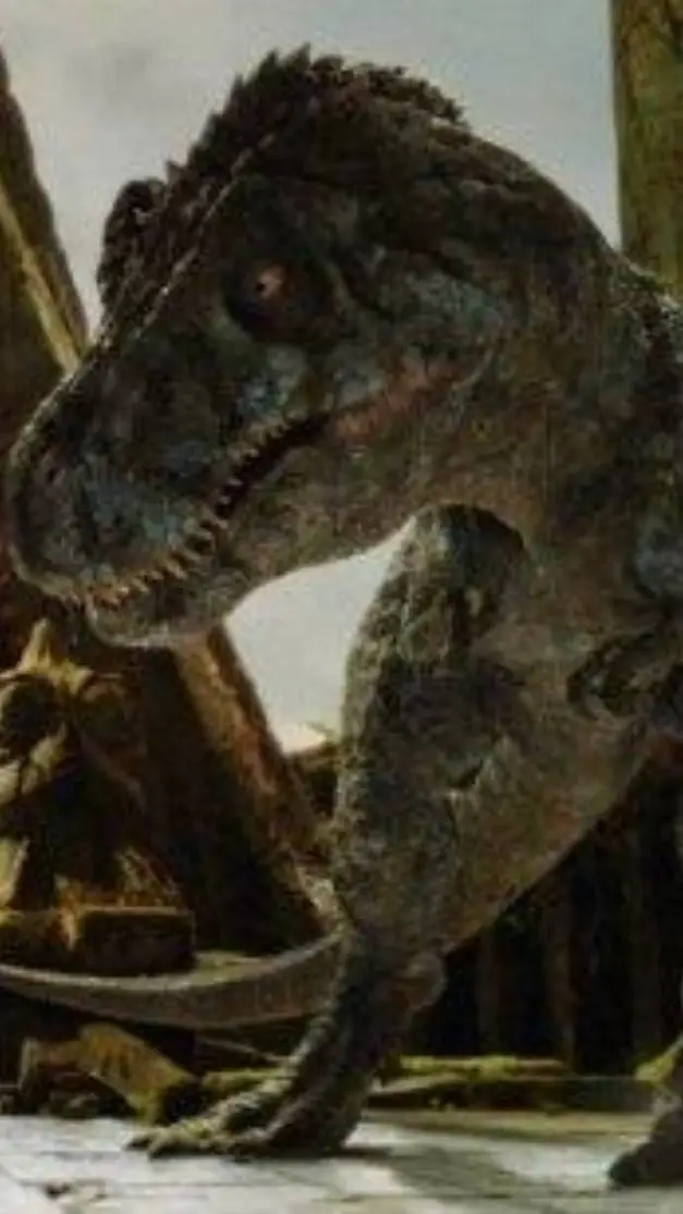 ai character: Grumpy t-rex background