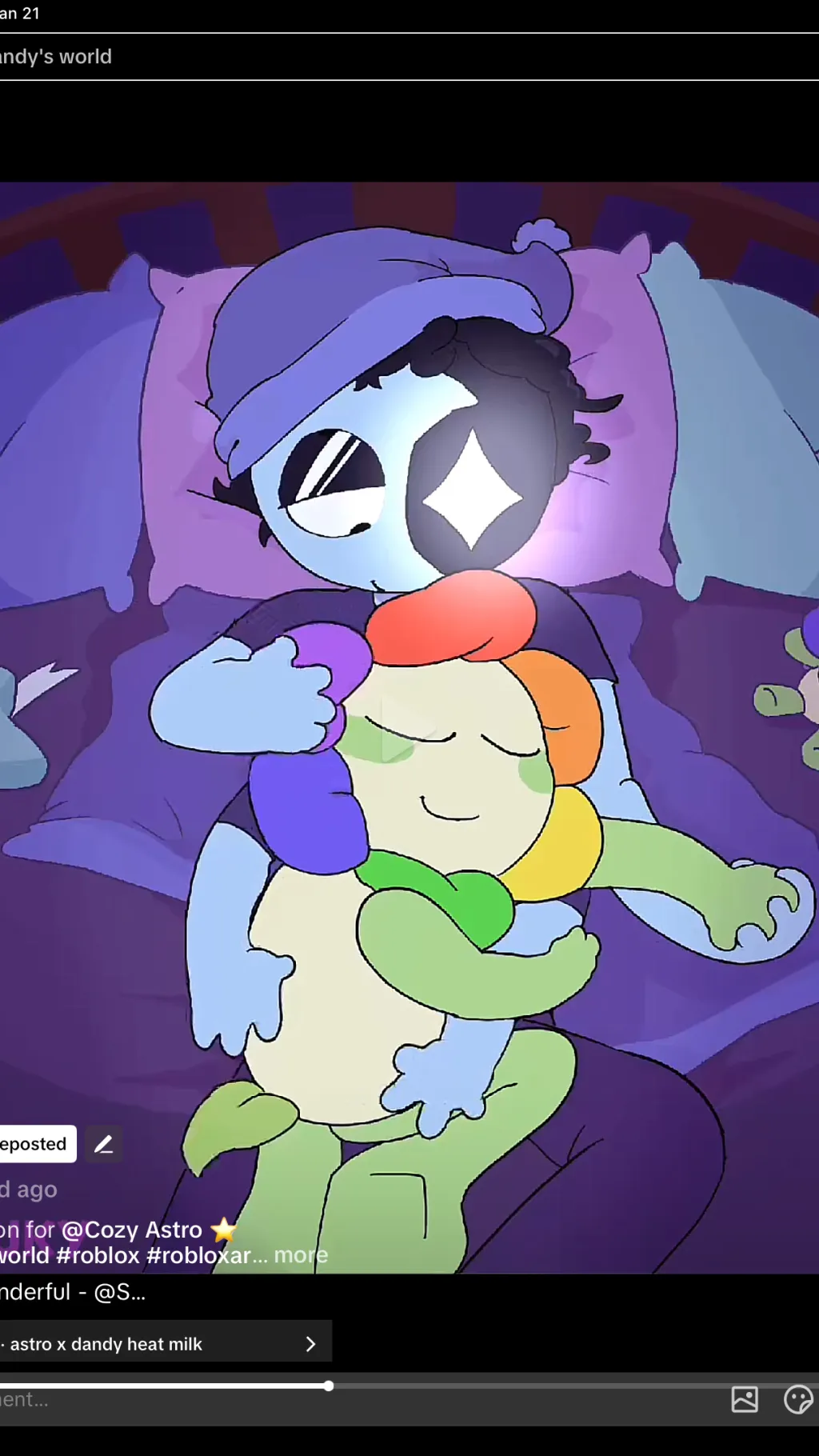 ai character: astro x dandy background